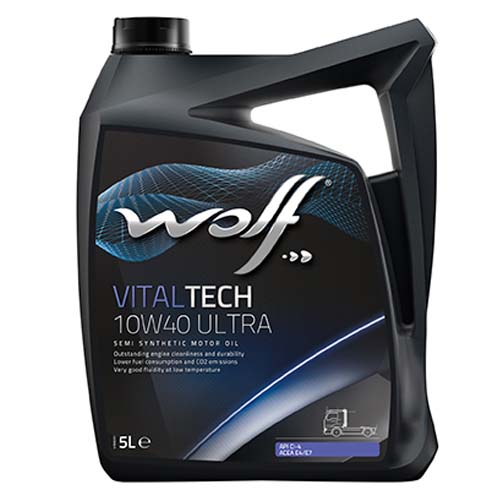 Масло моторное Wolf VITALTECH ULTRA 10W-40 12275 5 л WOLF 12275