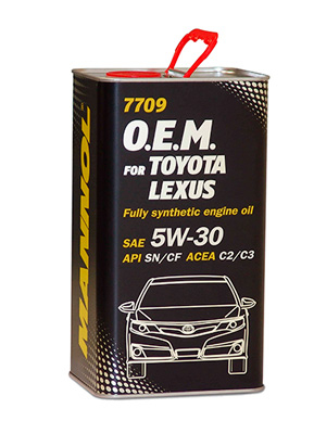 Масло моторное Mannol O.E.M for Toyota Lexus 5W-30 4л (metal) Mannol 99977