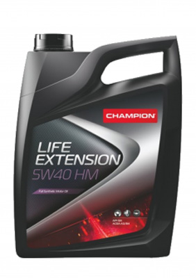 Масло моторное Champion Life Extension HM 5W-40 4л CHAMPION OIL 8227646
