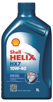 Масло моторное Shell Helix Diesel HX7 10W-40 550040506 1 л SHELL 550040506