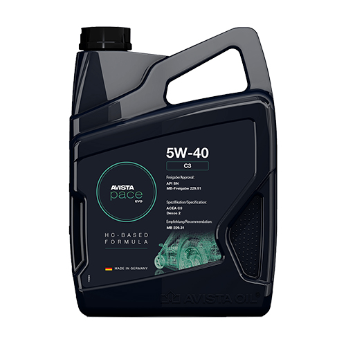 Масло моторное Avista Pace Evo C3 5W-40 5л Avista 173512