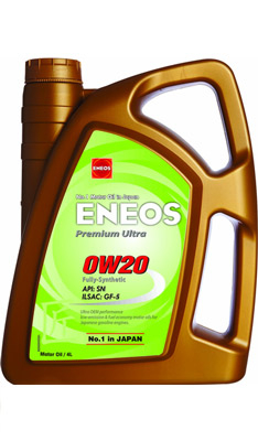 Масло моторное Eneos Premium Ultra 0W-20 4л ENEOS 0W20PREMIUMULTRA4L