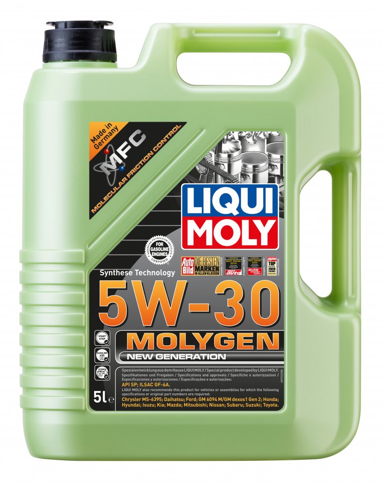 Масло моторное Liqui Moly Molygen New Generation 5W-30 5л Liqui Moly 9952