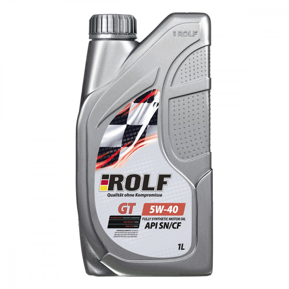 Масло моторное Rolf GT 5W-40 SN/CF 1 л ROLF 322437