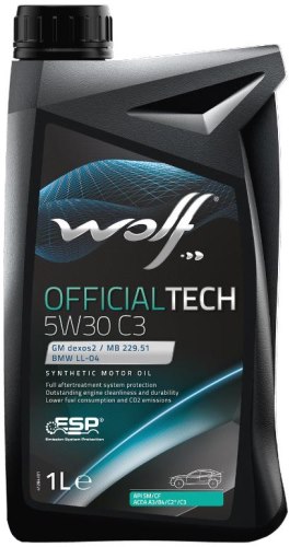 Масло моторное Wolf Вольф OfficialTech C3 5W-30 1л 656071 WOLF 656071
