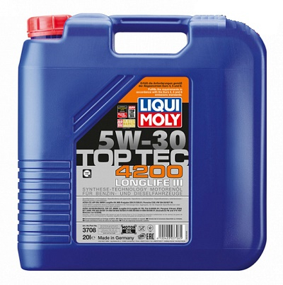 Масло моторное Liqui Moly TOP TEC 4200 5W-30 20л Liqui Moly 3708