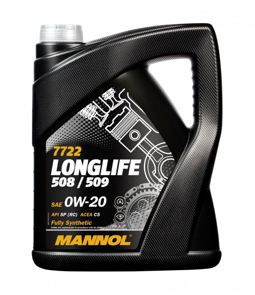 Масло моторное Mannol 7722 Longlife 508/509 0W-20 5 л MANNOL 57016