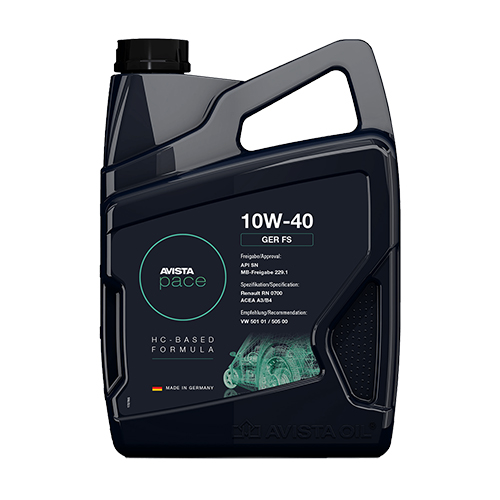 Масло моторное Avista Pace GER FS 10W-40 5л Avista 150788