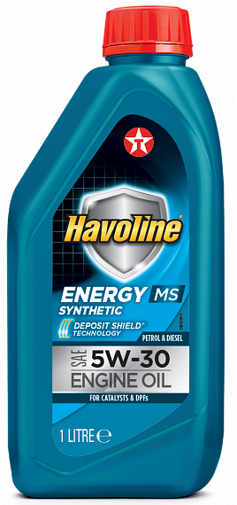 Моторное масло Texaco Havoline Energy MS 5W-30 1 л TEXACO 801735NKE
