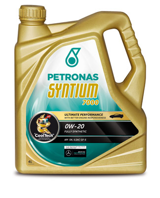 Масло моторное Petronas Syntium 7000 0W-20 4л SYNTIUM 18364019