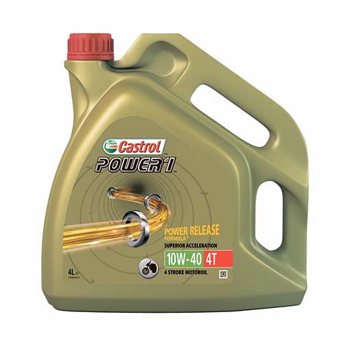 Масло моторное Castrol Кастрол Power 1 4T 10W-40 4л CASTROL 15043F