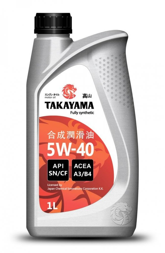 Масло моторное Takayama 5W-40 SN/CF 1 л TAKAYAMA 605528