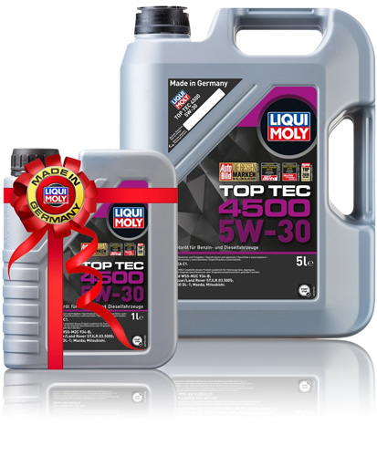 Масло моторное Liqui Moly TOP ТЕС 4500 5W-30 5+1л (комплект) Liqui Moly 23182317