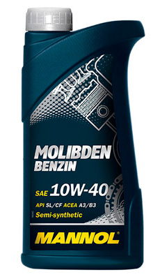 Масло моторное Mannol Molibden Benzin 10W-40 1л Mannol 49