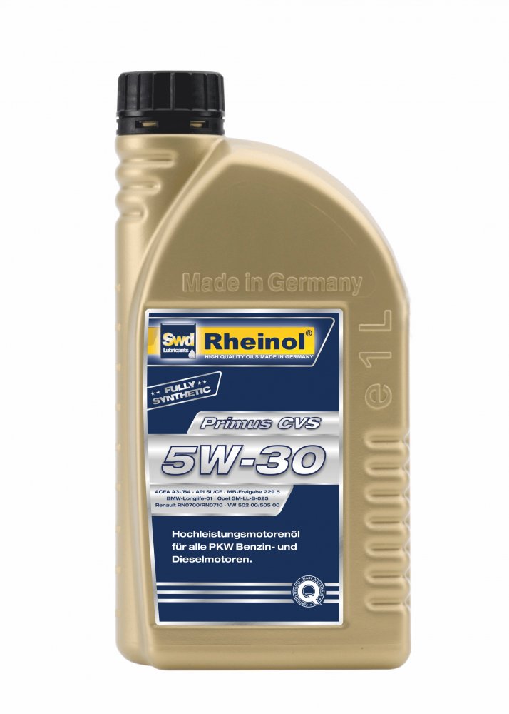 Масло моторное SWD Rheinol Primus CVS 5W-30 1 л SWD RHEINOL 31178170