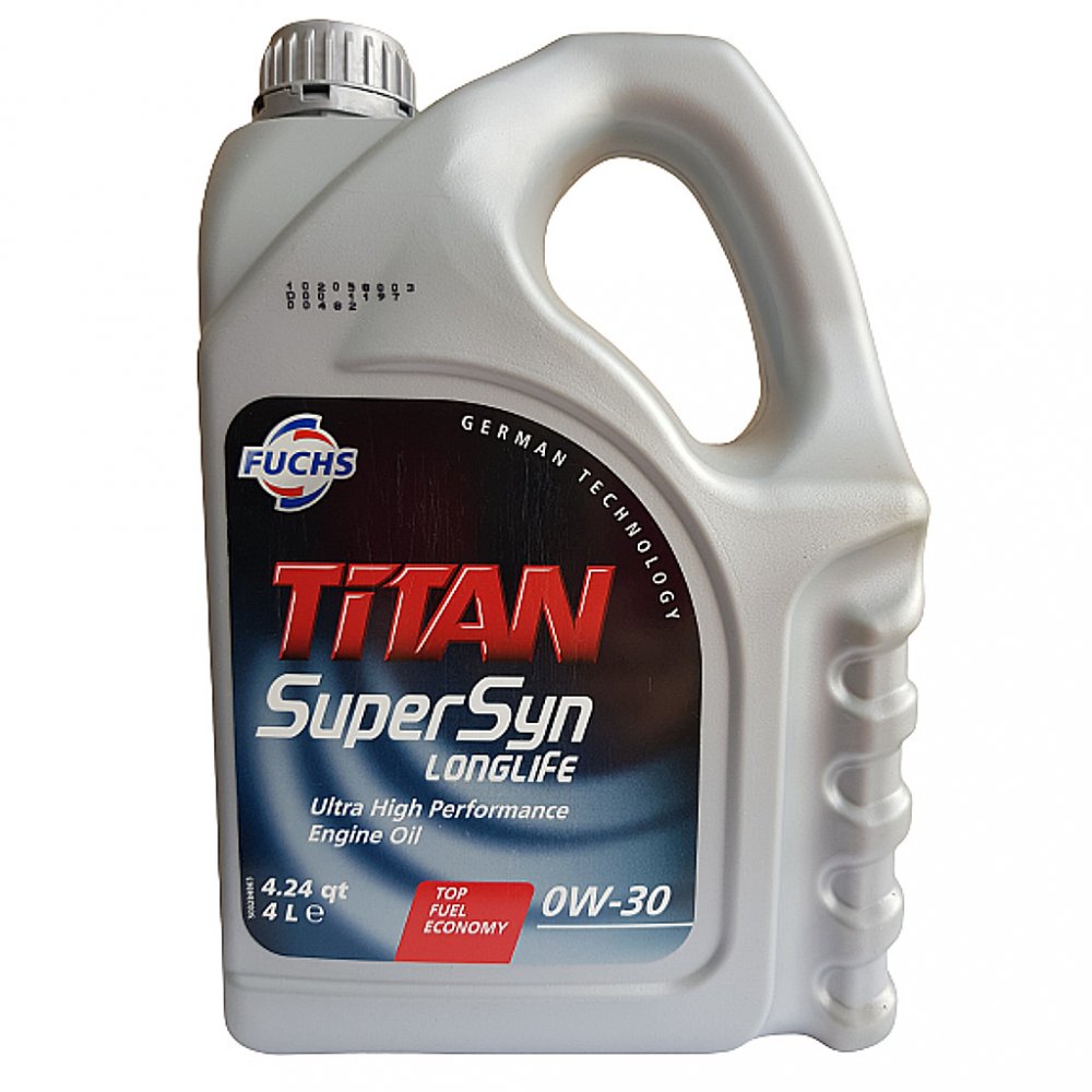 Масло моторное Fuchs TITAN Supersyn Longlife 0W-30 4л 600892067 Fuchs 600892067