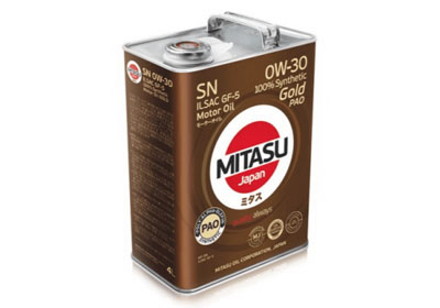 Моторное масло Mitasu GOLD PAO SN 0W-30 4л Mitasu MJ1034