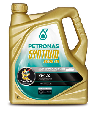 Масло моторное Petronas Syntium 5000 FR 5W-20 4л SYNTIUM 18374019