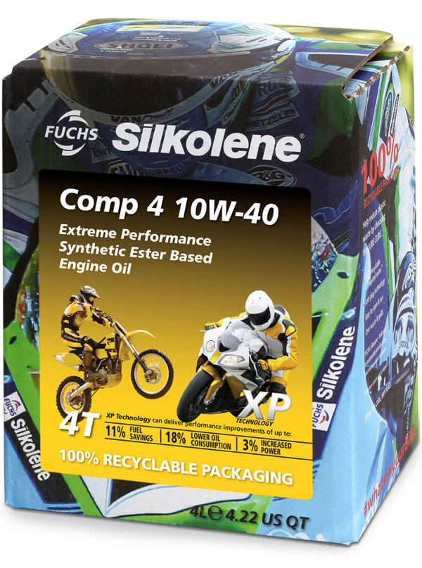 Масло моторное Fuchs Silkolene Comp 4 10W-40 XP 4 л 600985295 FUCHS 600985295