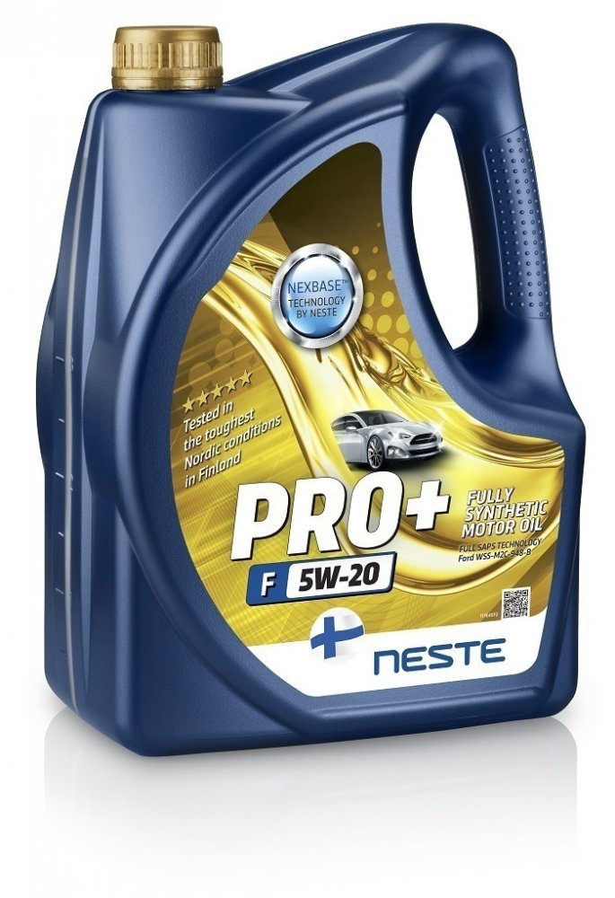 Масло моторное Neste Pro+ F 5W-20 4 л NESTE 117645