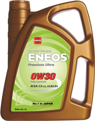 Масло моторное Eneos Premium Ultra 0W-30 4л ENEOS 0W30PREMIUMULTRA4L