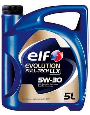 Масло моторное Elf Эльф Evolution Full-Tech LLX 5W-30, 5л Elf 194890