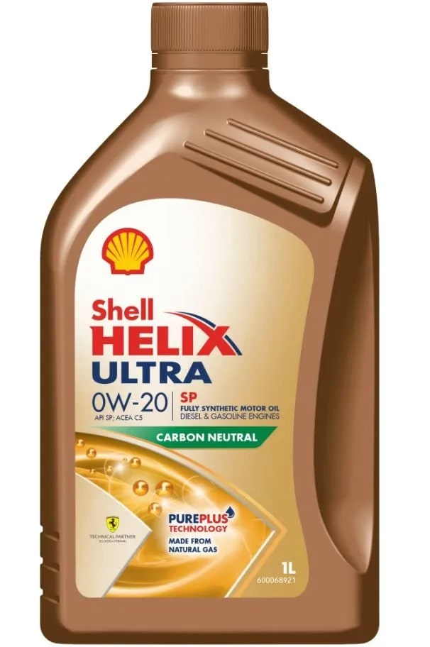 Масло моторное Shell Helix Ultra SP 0W-20 1 л SHELL SHELL0W20HELIXULTRASP1