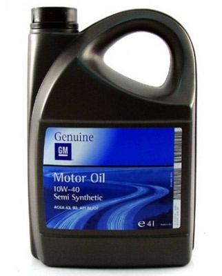Масло моторное GM Semi Synthetic 10W-40 4л OPEL 93165215