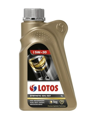 Масло моторное Lotos SYNTHETIC 504/507 SAE 5W-30 1л Lotos LOTOSSYNTHETIC504507SAE5W301L