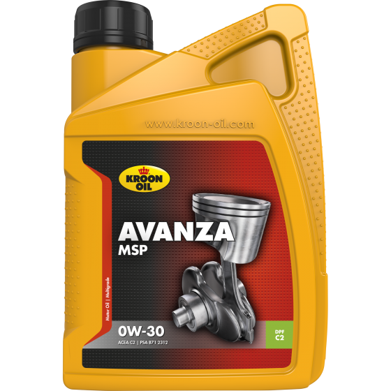 Масло моторное Kroon-Oil Avanza MSP 0W-30 1л 35941 Kroon-Oil 35941