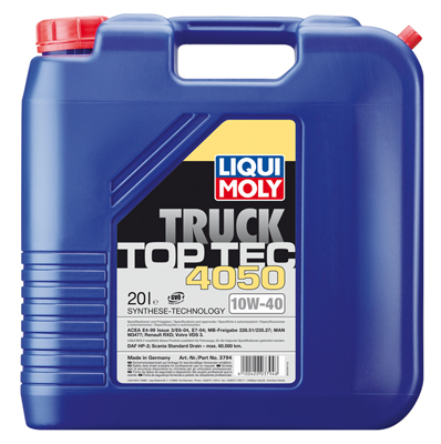 Масло моторное Liqui Moly Top Tec Truck 4050 10W-40 20л LIQUI MOLY 3794