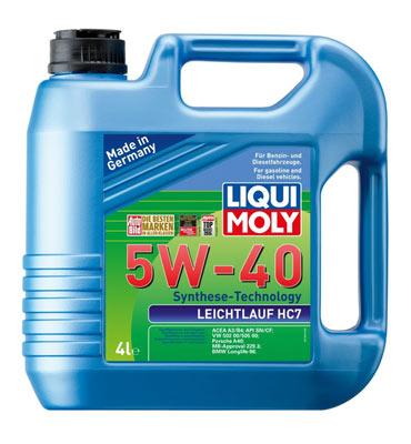 Масло моторное Liqui Moly Leichtlauf HC7 5W-40 4л LIQUI MOLY 1382