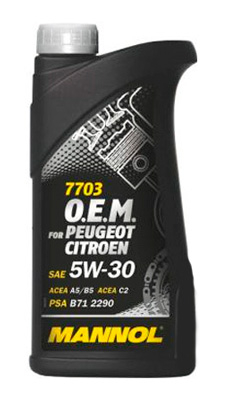 Масло моторное Mannol O.E.M for Peugeot Citroen 5W-30 1л Mannol 98990