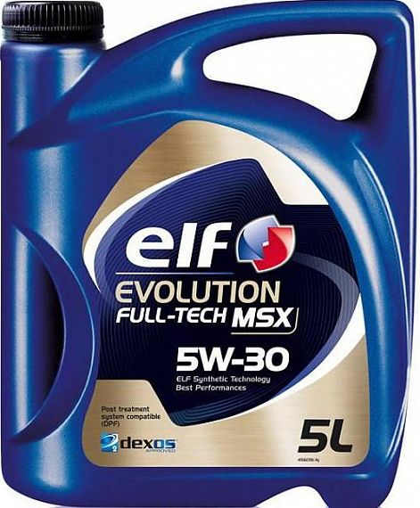 Масло моторное Elf Эльф Evolution Full-Tech MSX 5W-30 5 л 213932 ELF 213932