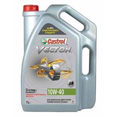 Масло моторное Castrol Кастрол Vecton 10W-40 7л CASTROL 15723E