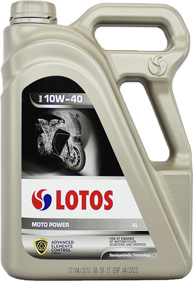 Масло моторное Lotos Moto Power 10W-40 4 л LOTOS WFK404J700H0