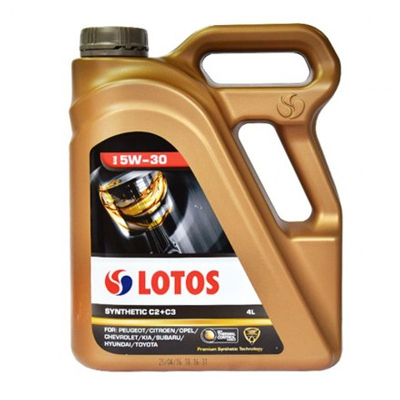 Масло моторное Lotos SYNTHETIC C2+C3 SAE 5W-30 4л Lotos LOTOSSYNTHETICC2C3SAE5W304L