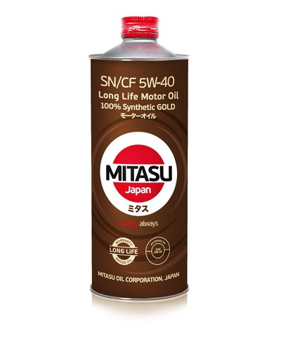 Моторное масло Mitasu Gold LL SN/CF 5W-40 1 л MITASU MJ1071
