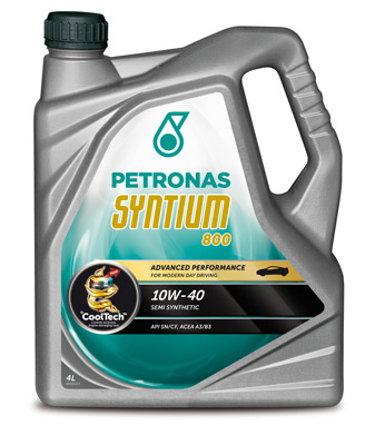 Масло моторное Petronas Syntium 800 10W-40 4л SYNTIUM 18034019