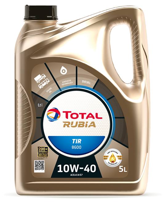 Масло моторное Total RUBIA TIR 8600 10W-40 5л 213670 Total 213670