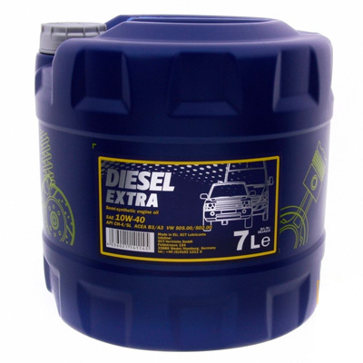Масло моторное Mannol Diesel Extra 10W-40 7л Mannol 99127