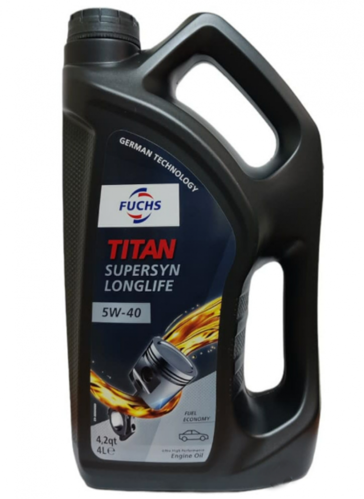 Масло моторное Fuchs TITAN SUPERSYN LONGLIFE 5W-40 4л 601236655 Fuchs 601236655