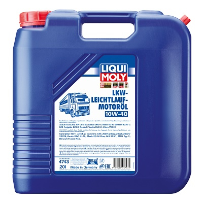 Масло моторное Liqui Moly LKW-LEICHTLAUF 10W-40 20л Liqui Moly 4743