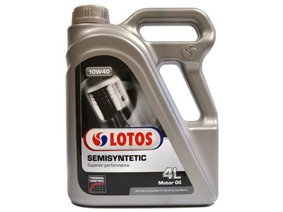 Масло моторное Lotos SEMISYNTHETIC SL/CF 10W-40 4л Lotos LOTOSSEMISYNTETICSLCFSAE10W404LThermalControl