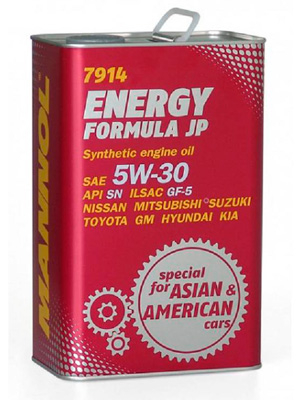 Масло моторное Mannol Energy Formula JP 5W-30 1л (metal) Mannol 55189
