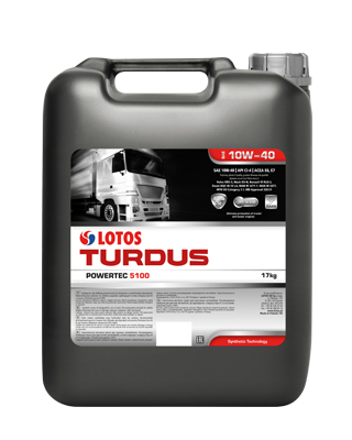 Масло моторное Lotos TURDUS POWERTEC 5100 SAE 10W-40 17л Lotos TURDUSPOWERTEC5100SAE10W4017kg