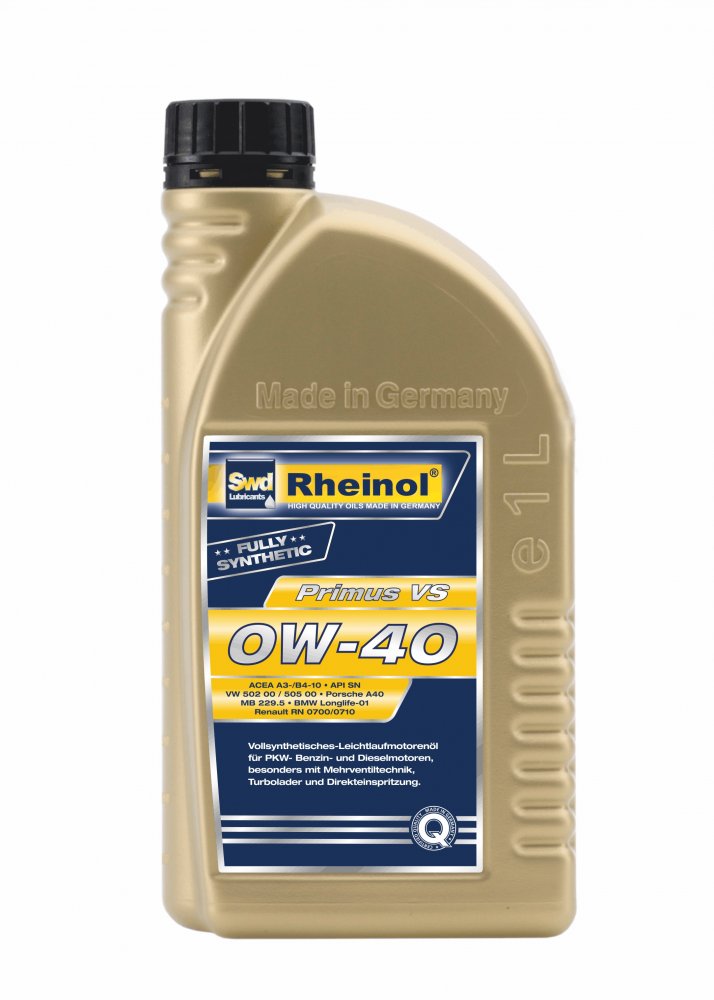Масло моторное SWD Rheinol Primus VS 0W-40 1 л SWD RHEINOL 31160180