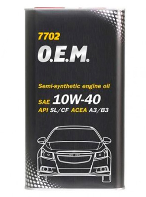 Масло моторное Mannol O.E.M for Chevrolet Opel 10W-40 1л (metal) Mannol 52856