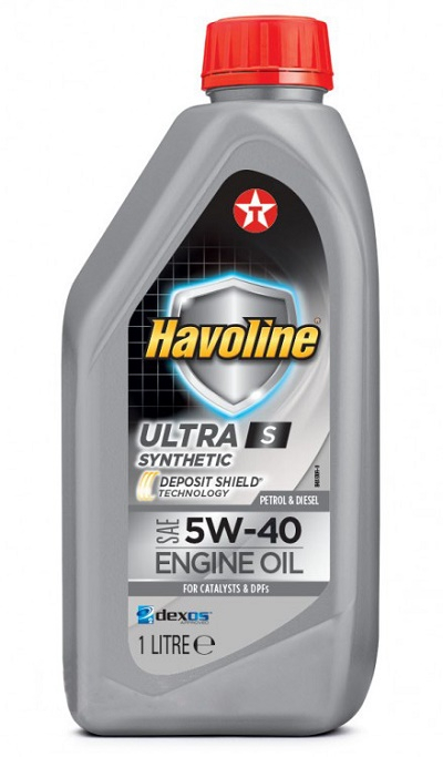 Моторное масло Texaco HAVOLINE ULTRA S 5W-40 1л TEXACO 801339NKE