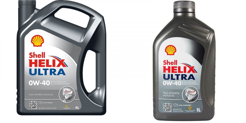 Масло моторное Shell Helix Ultra A3/B4 0W-40 4 л + 1 л 1118 SHELL 1118